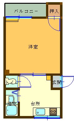 メゾン美和 202号室 間取り
